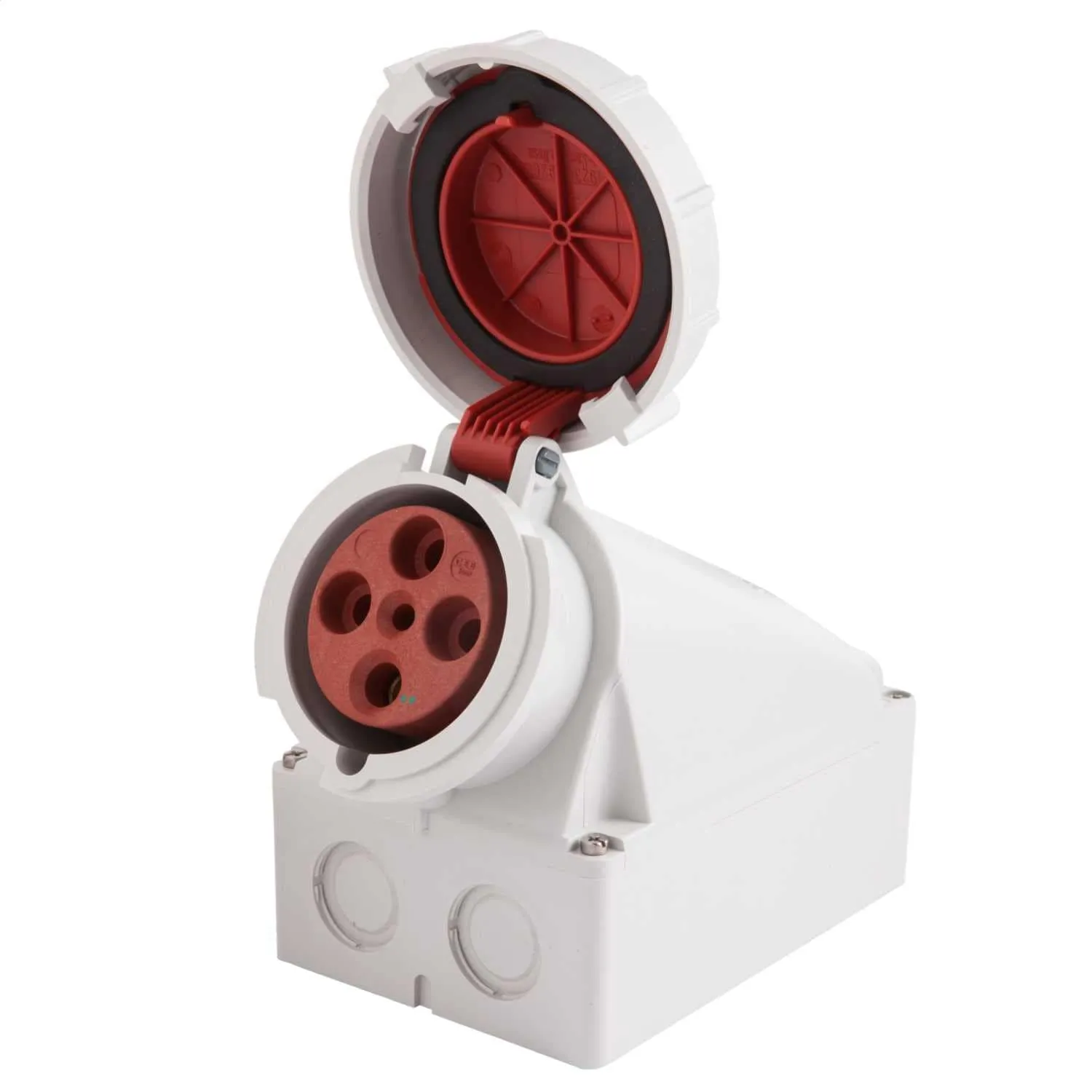 Industrial 63A Wall Mounted Plug & Socket