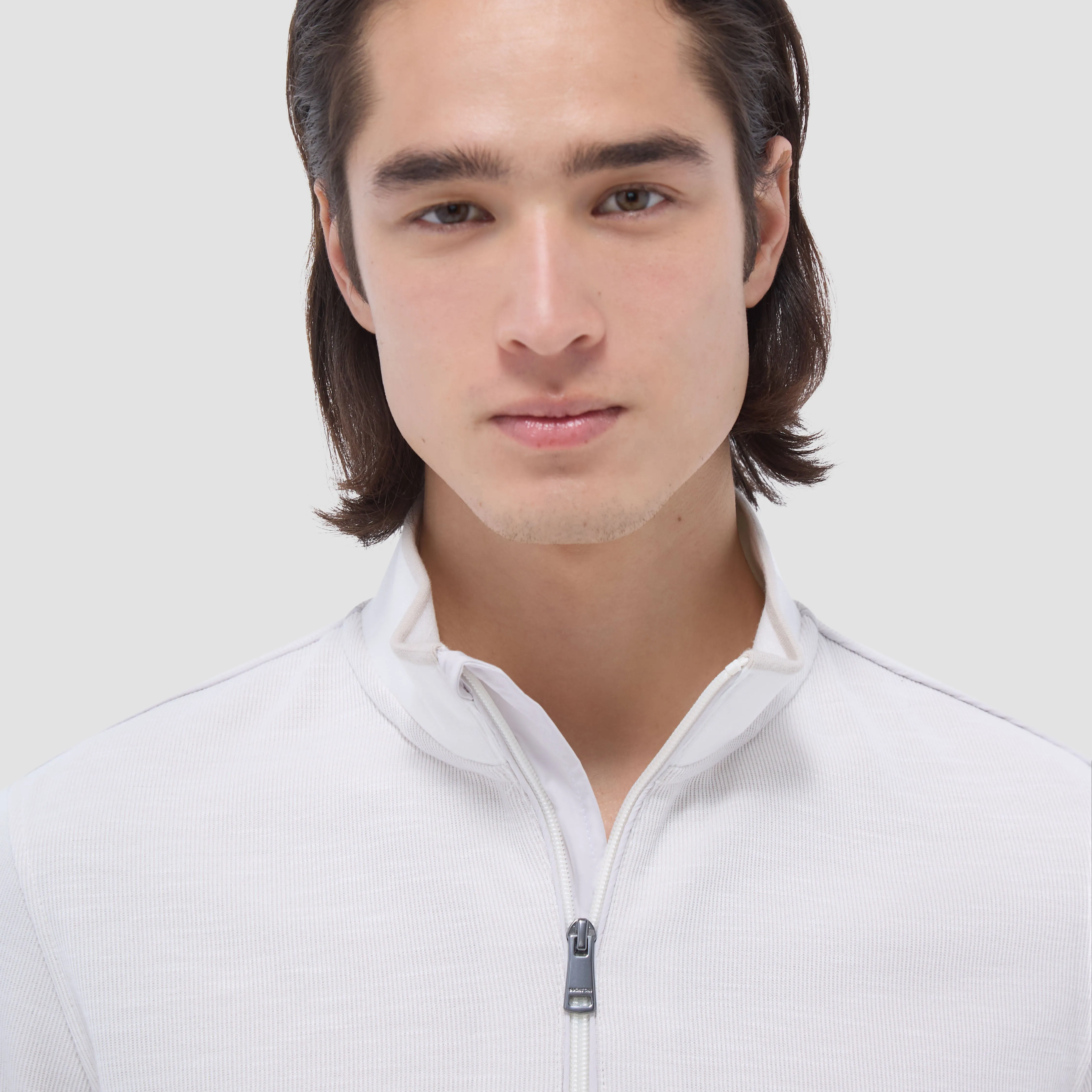 Jacquard Performance Quarter-Zip Pullover
