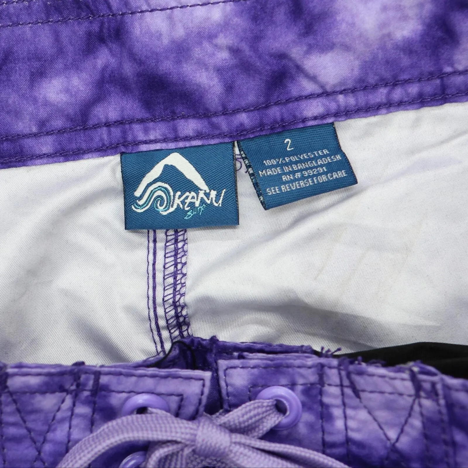 Kanu Surf Wome's Marina UPF 50  Active Swim Board Shorts Sydney Purple 2