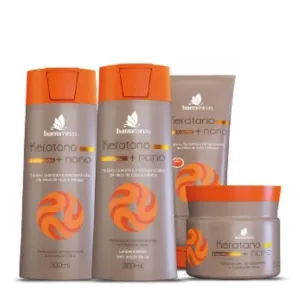 Keratano   Nano Home Care Maintenance Treatment Kit 4 Itens - Barrominas