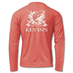 Kevin's Fish Crest Long Sleeve Performance T-Shirt