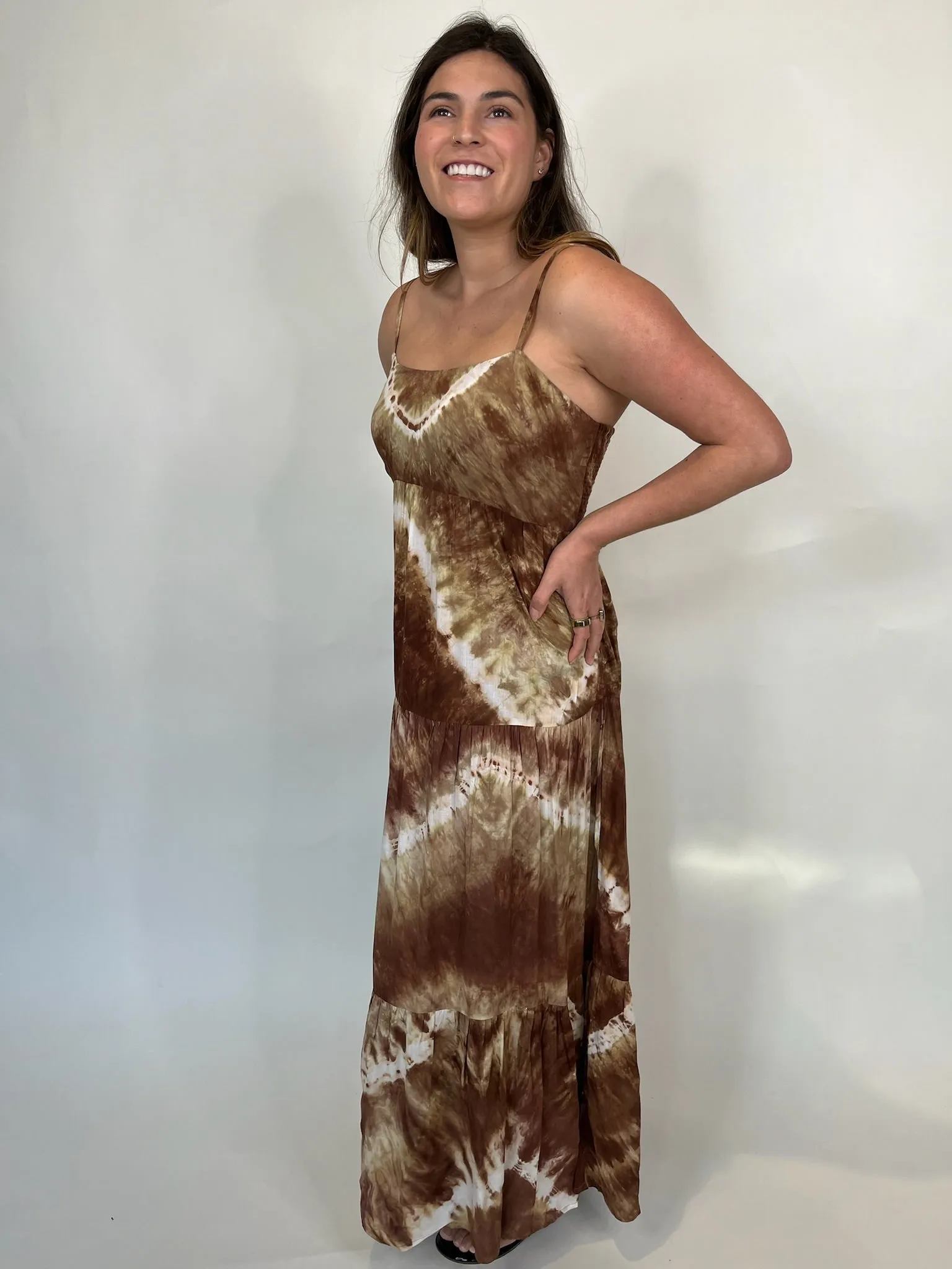 Khush Heiva Dress Brown Mocha