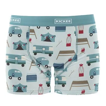 Kickee Pants Print Men's Boxer Brief - Fresh Air Camping