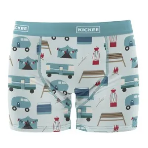 Kickee Pants Print Men's Boxer Brief - Fresh Air Camping