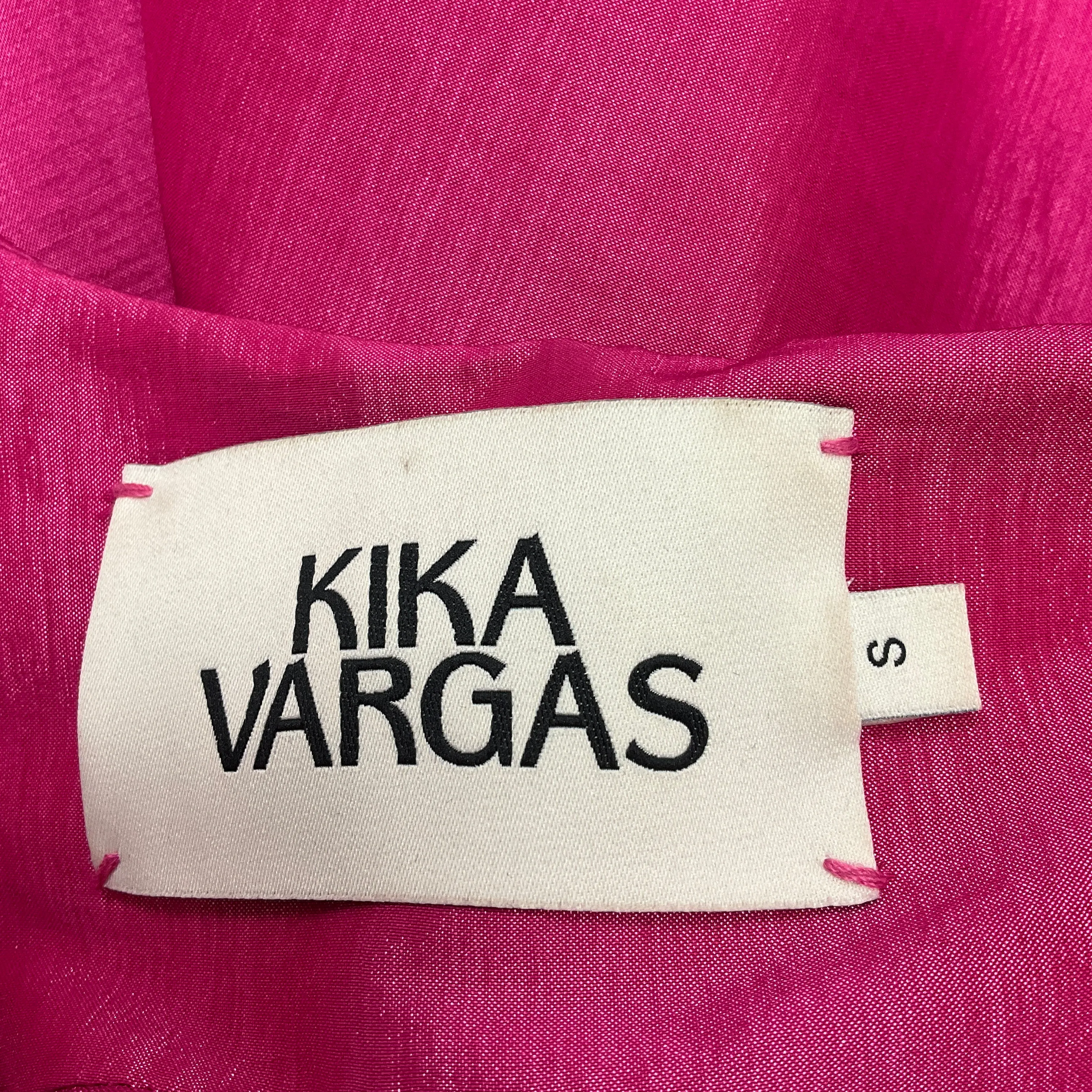 Kika Vargas Fuchsia Sue Minidress