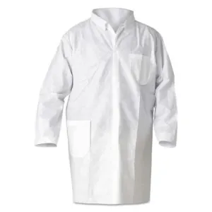 Kimberly-Clark Professional KleenGuard A20 Breathable Particle Protection Lab Coats, X-Large, 10039