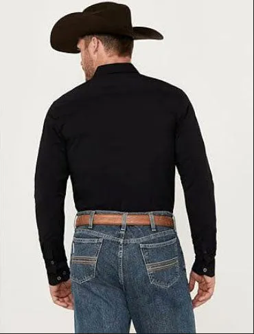 Kimes Ranch Men's Team Black Dress Shirt