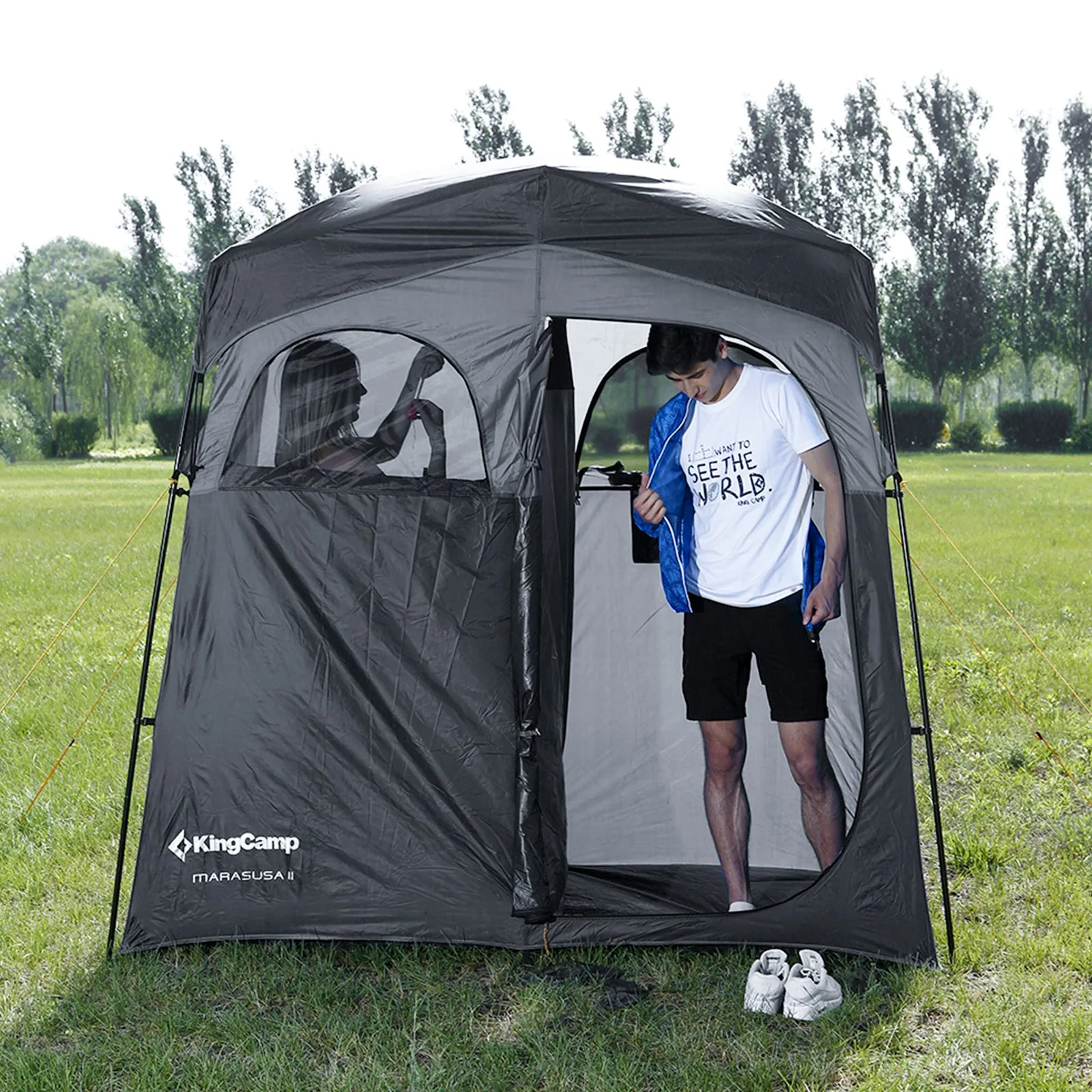 King Camp Double Room Shower Tent