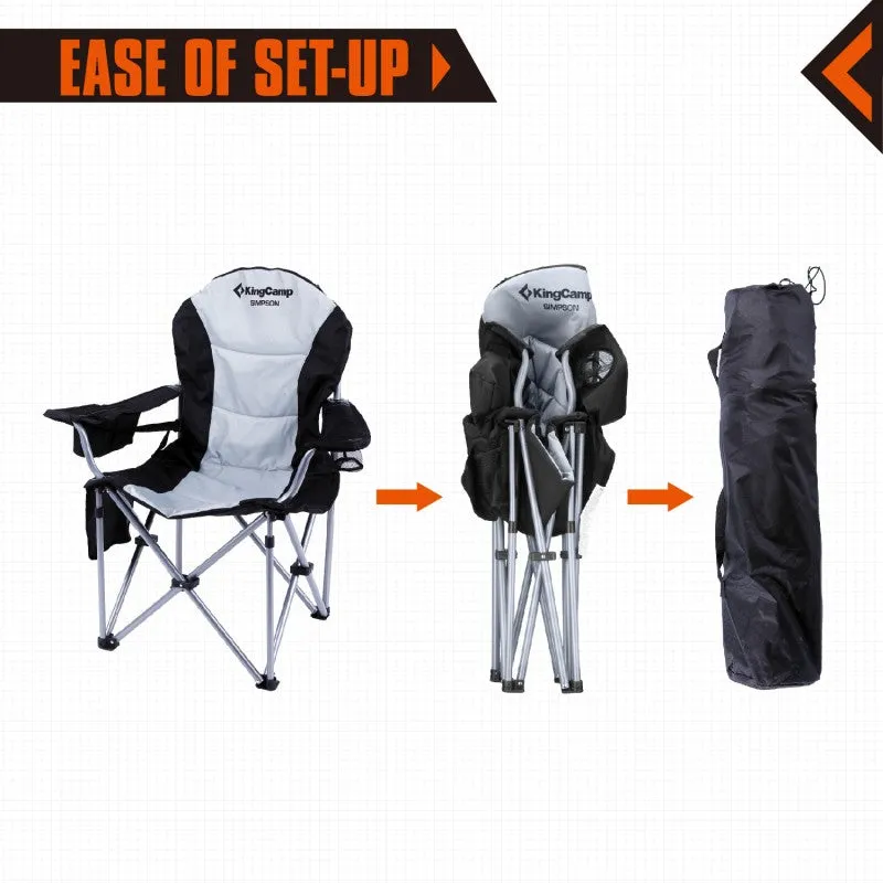 KingCamp - Deluxe Hard Arms Chair