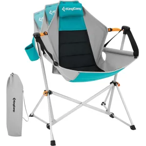 KingCamp Hammock Camp Recliner Chair Cyan/Grey