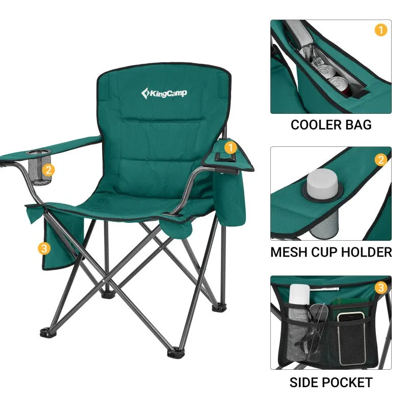KingCamp Oversized Folding Chair Lotus Green