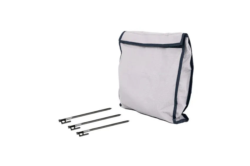 Kings 270° Free-Standing Awning wall with door