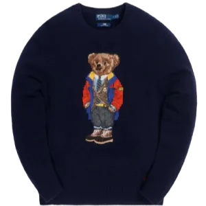 Kith x Polo "Outdoor Bear" Crewneck Navy
