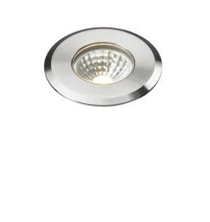 Knightsbridge LDGL5 230V IP65 5W LED Stainless Steel Recessed Ground Light 3000K