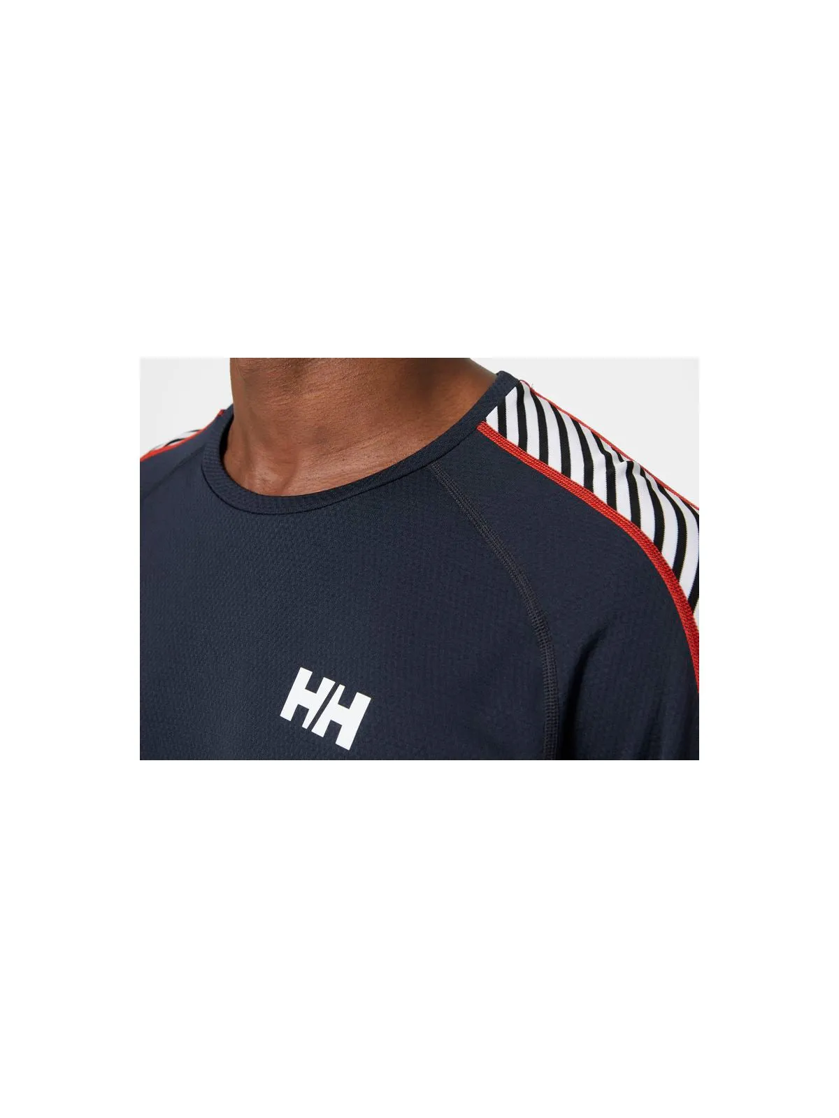 Koszulka Helly Hansen Lifa Active Stripe Crew granatowy