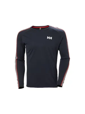 Koszulka Helly Hansen Lifa Active Stripe Crew granatowy