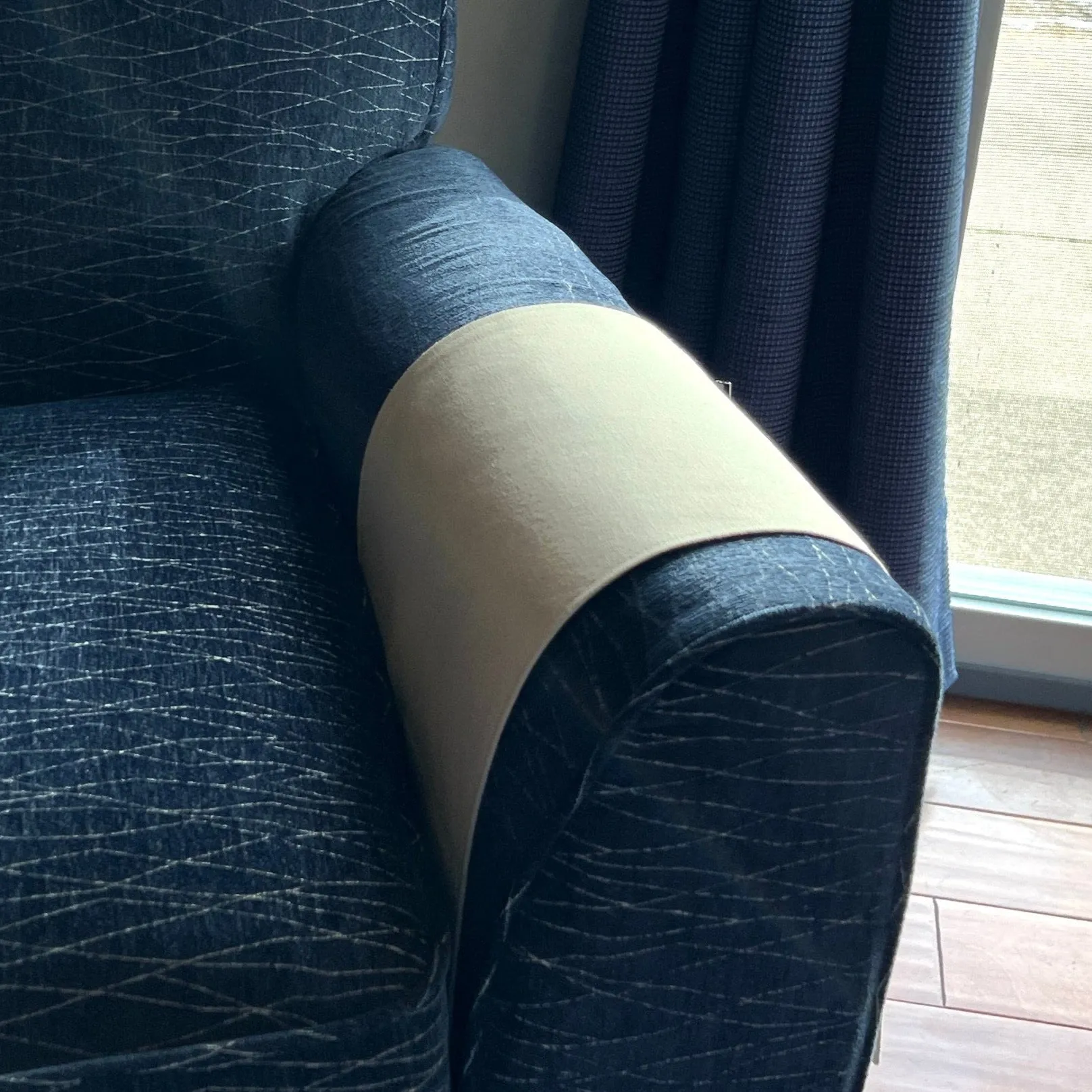 Large 2 Pocket Caddy for Armrest, 7 Colors Available, hold your glasses, cell phone, couch caddy, living room organizer