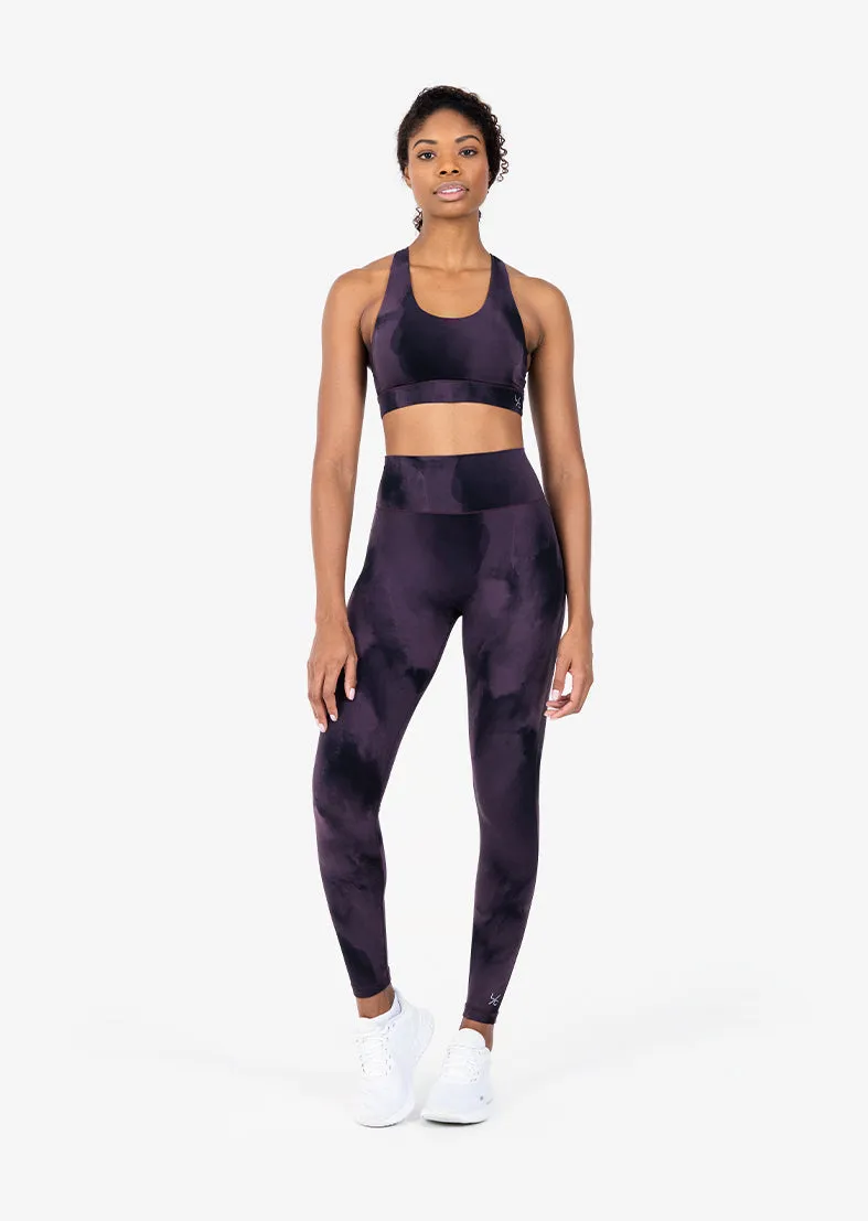 Life Active Marble High Waist Legging Mulberry FINAL SALE