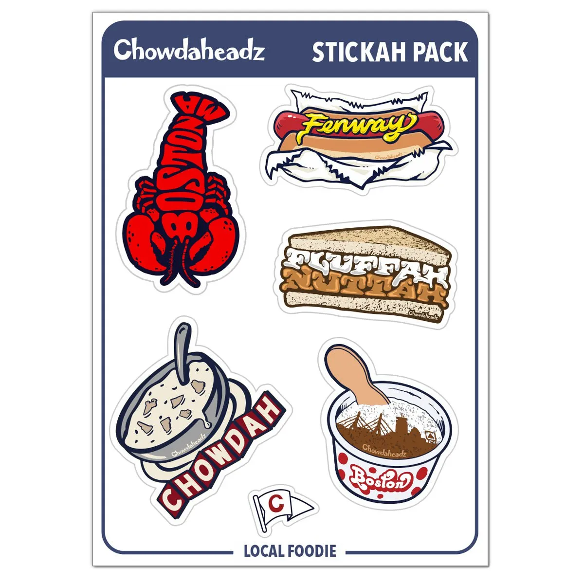 Local Foodie Sticker Pack