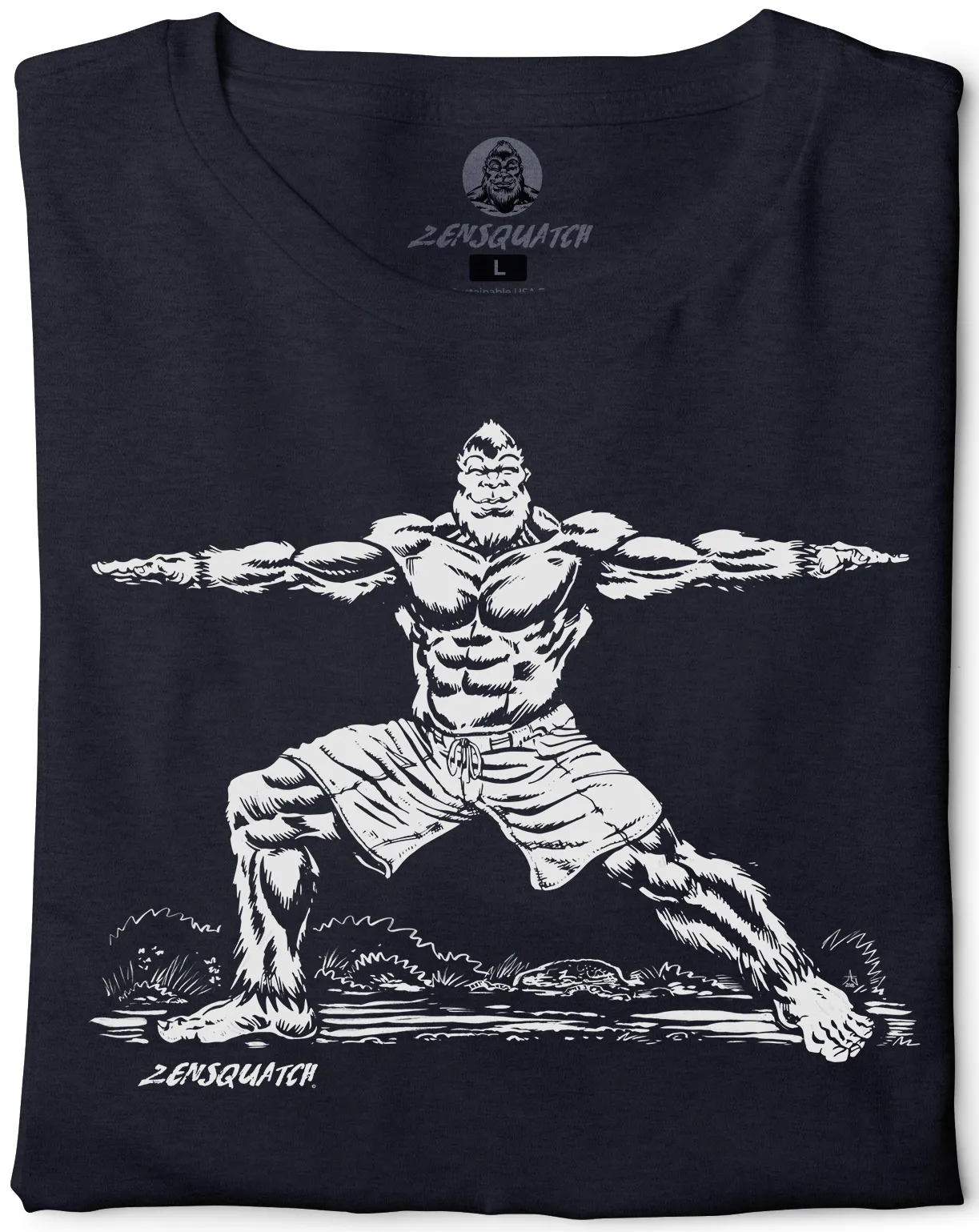 Long sleeve T-Shirt - Warrior Pose