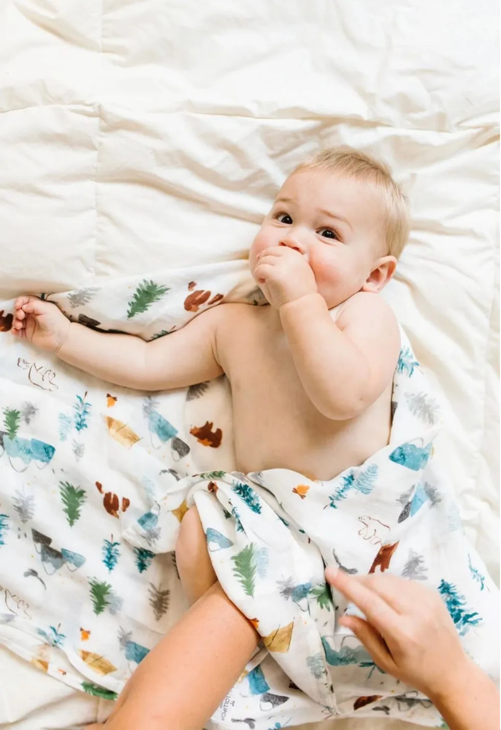 Loulou Lollipop Adventure Begins Swaddling Blanket