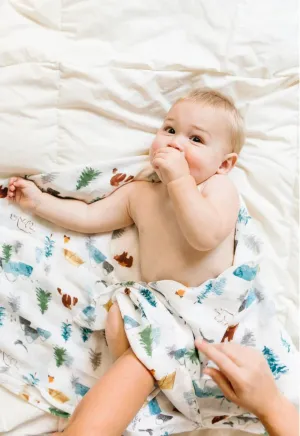 Loulou Lollipop Adventure Begins Swaddling Blanket