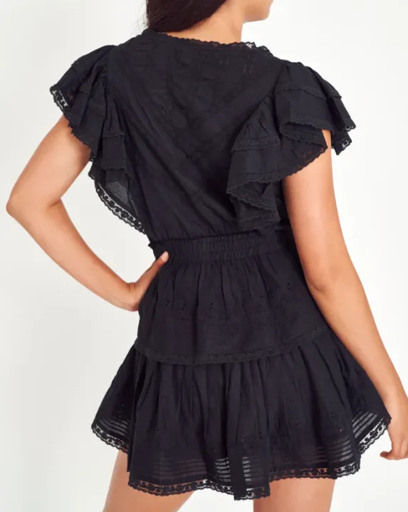 Love Shack Fancy Gwen Dress - Black