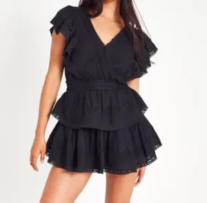 Love Shack Fancy Gwen Dress - Black