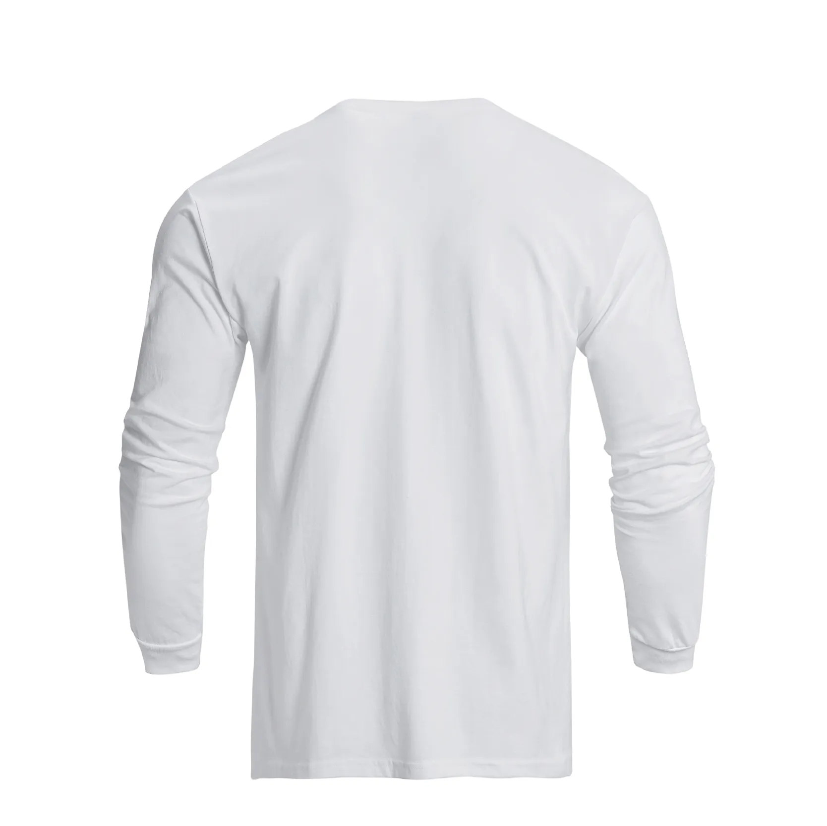 LUCKY SHAMROCK 100% COTTON GRAPHIC LONG SLEEVE T-SHIRT