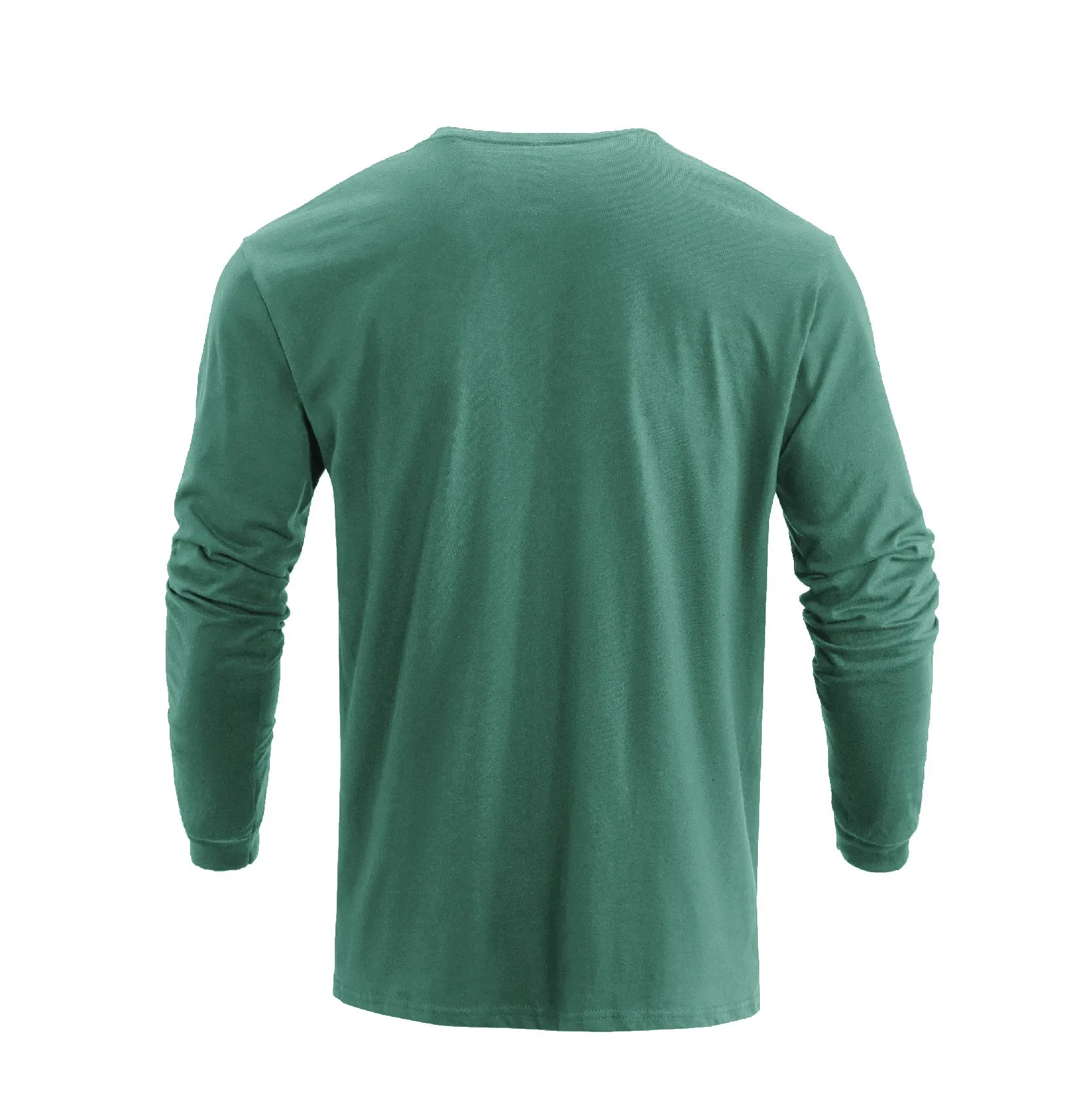 LUCKY SHAMROCK 100% COTTON GRAPHIC LONG SLEEVE T-SHIRT