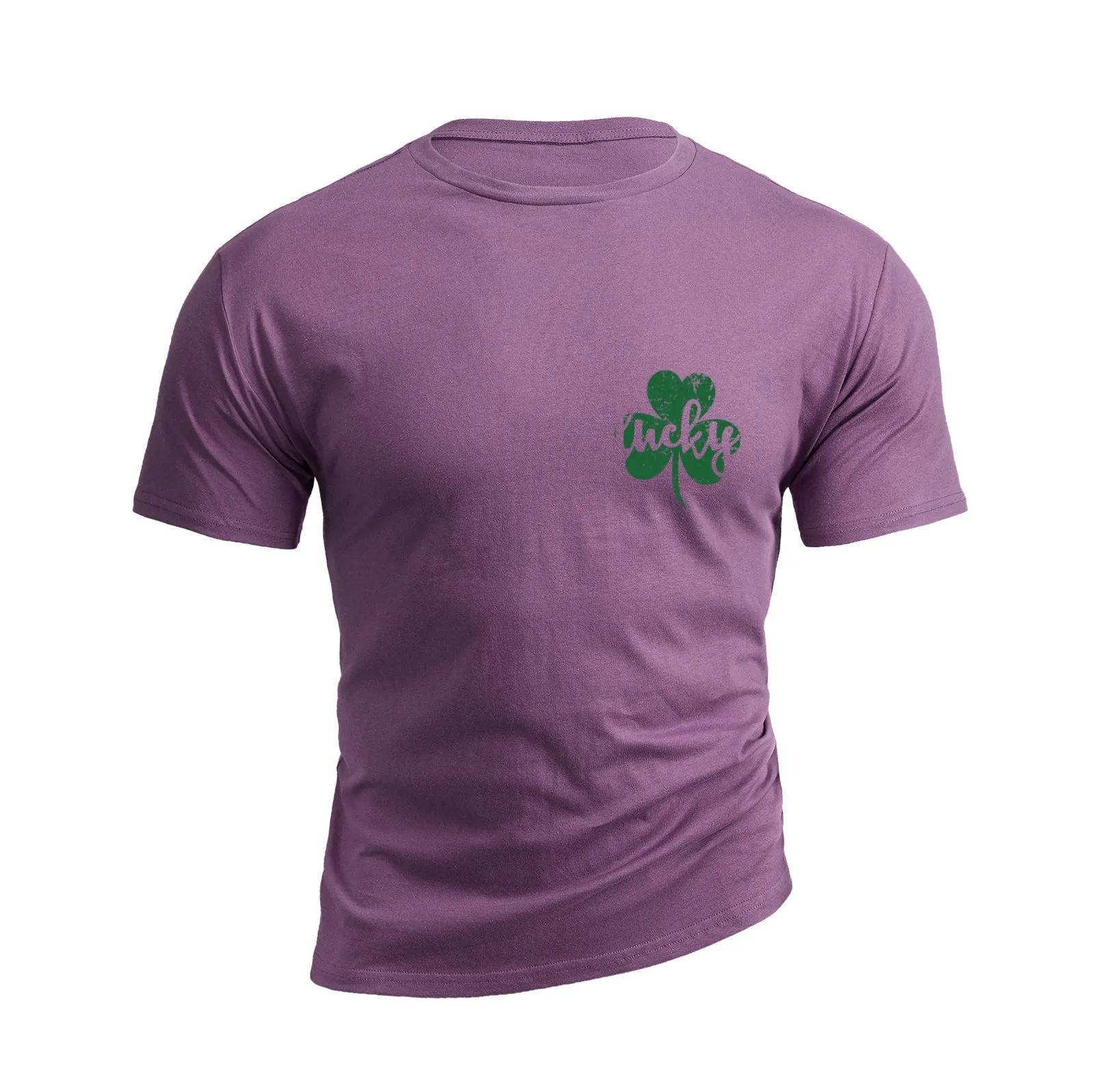LUCKY SHAMROCK 100% COTTON GRAPHIC TEE