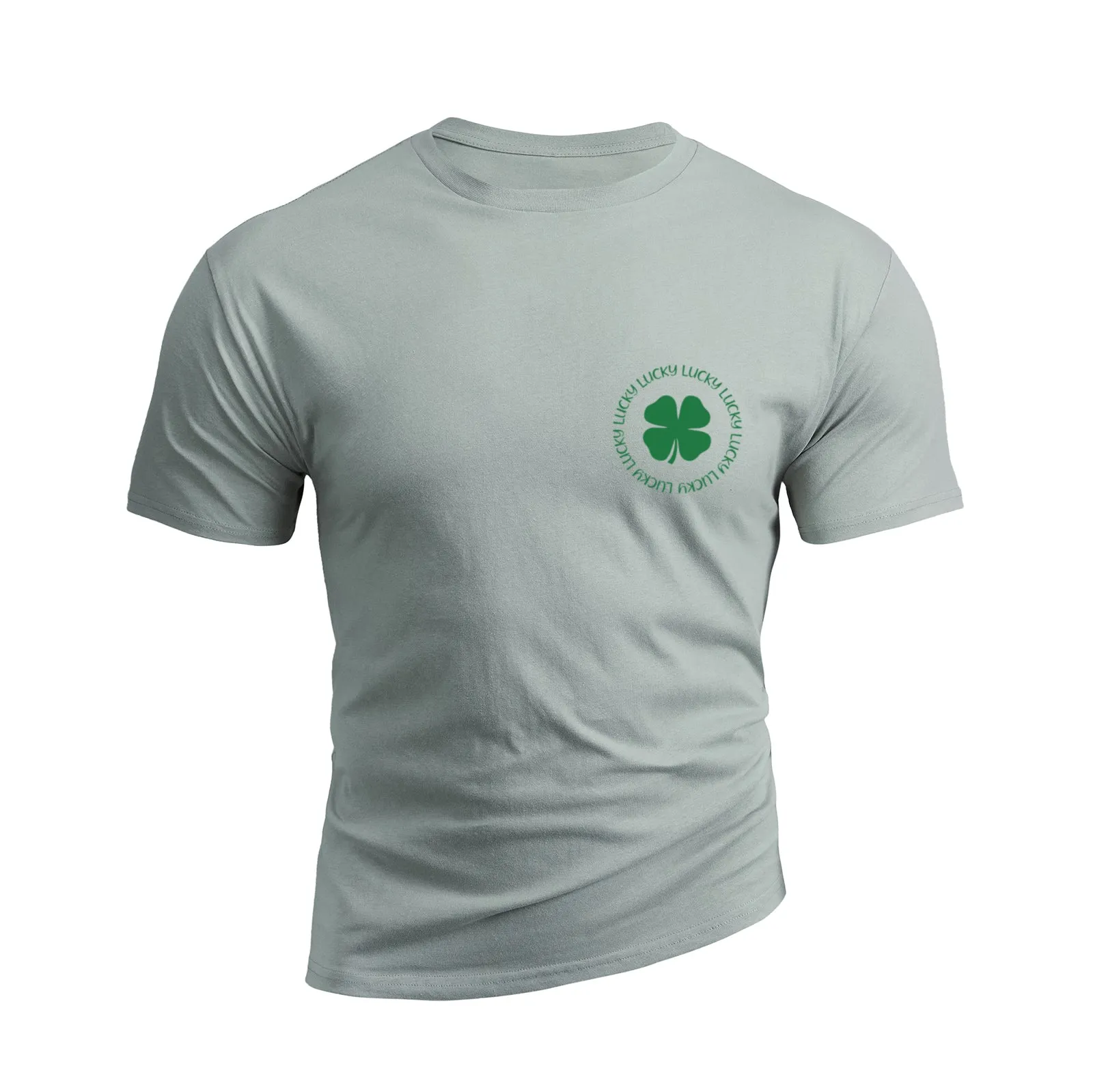 LUCKY SHAMROCK 100% COTTON GRAPHIC TEE