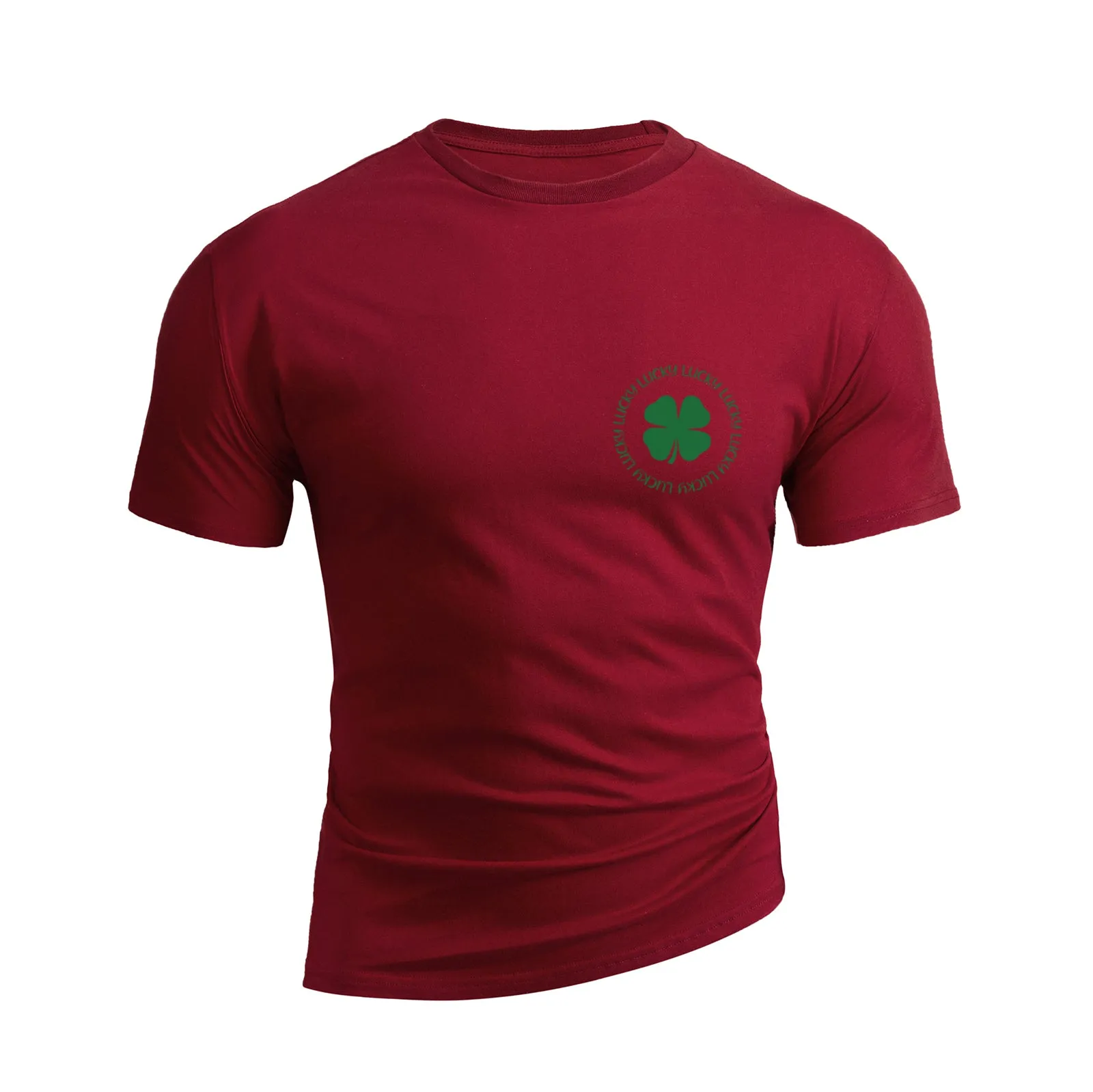 LUCKY SHAMROCK 100% COTTON GRAPHIC TEE