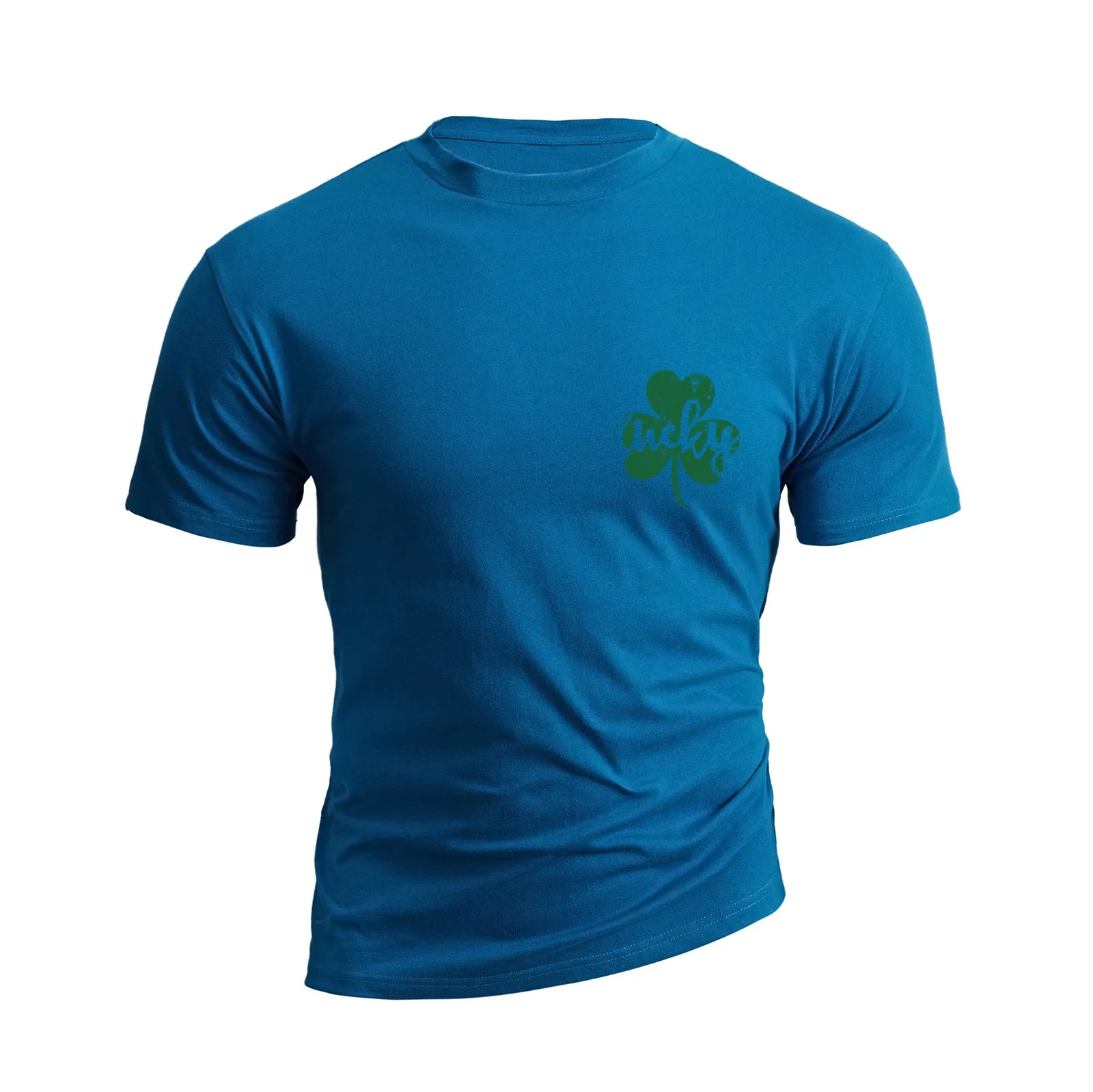 LUCKY SHAMROCK 100% COTTON GRAPHIC TEE