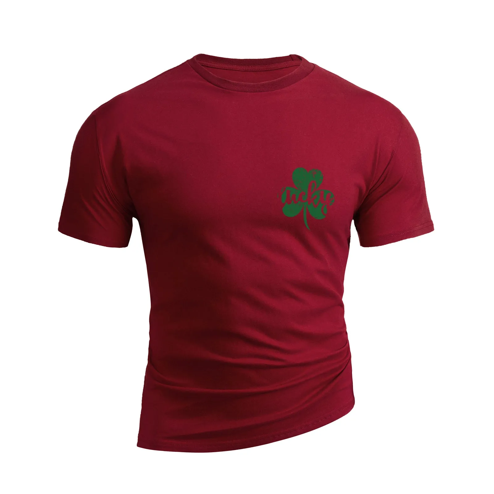 LUCKY SHAMROCK 100% COTTON GRAPHIC TEE