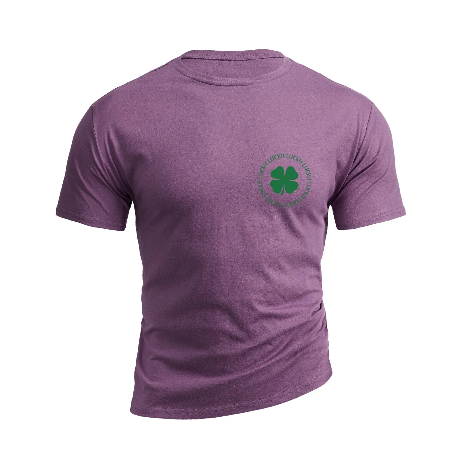 LUCKY SHAMROCK 100% COTTON GRAPHIC TEE