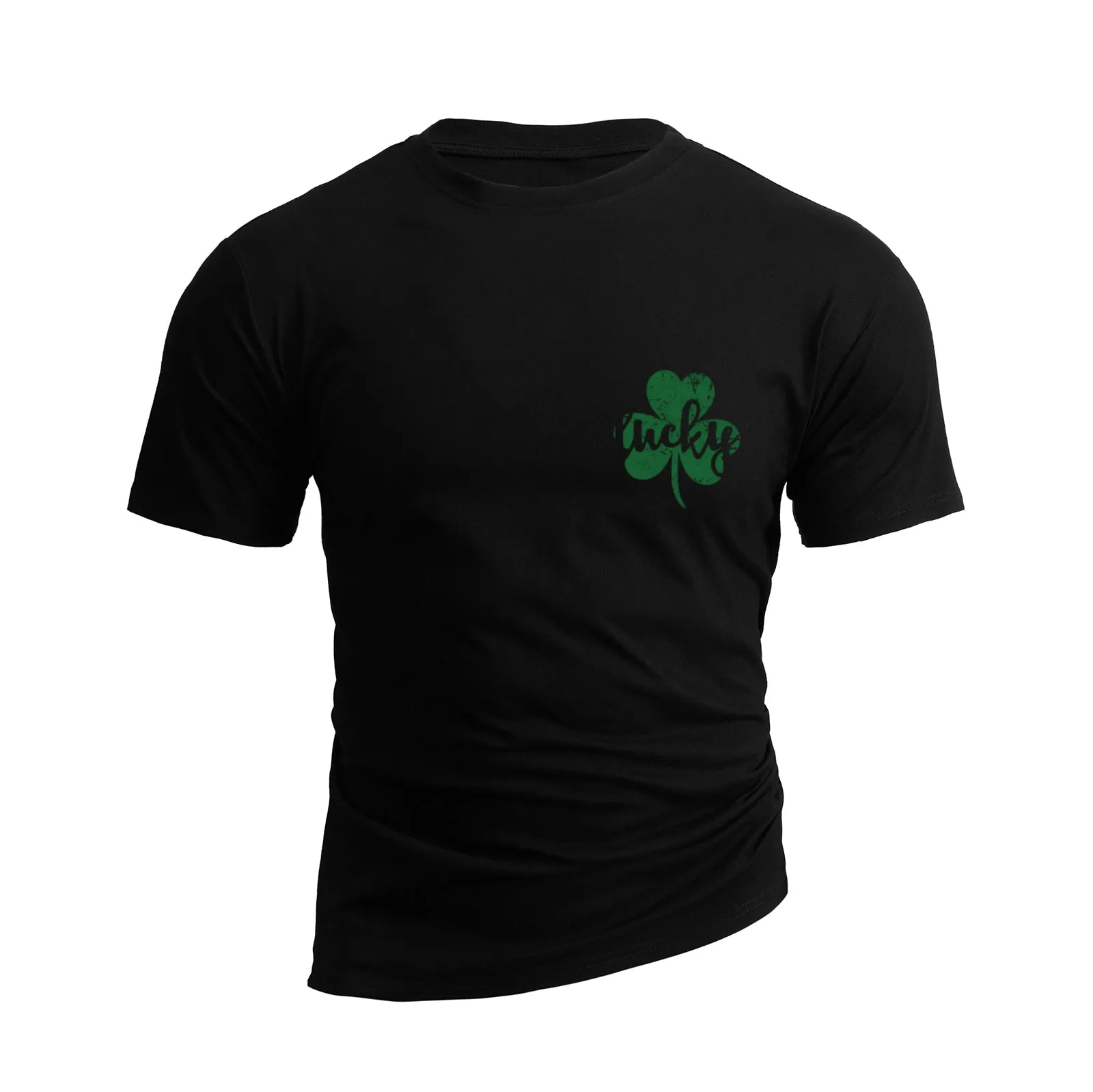 LUCKY SHAMROCK 100% COTTON GRAPHIC TEE