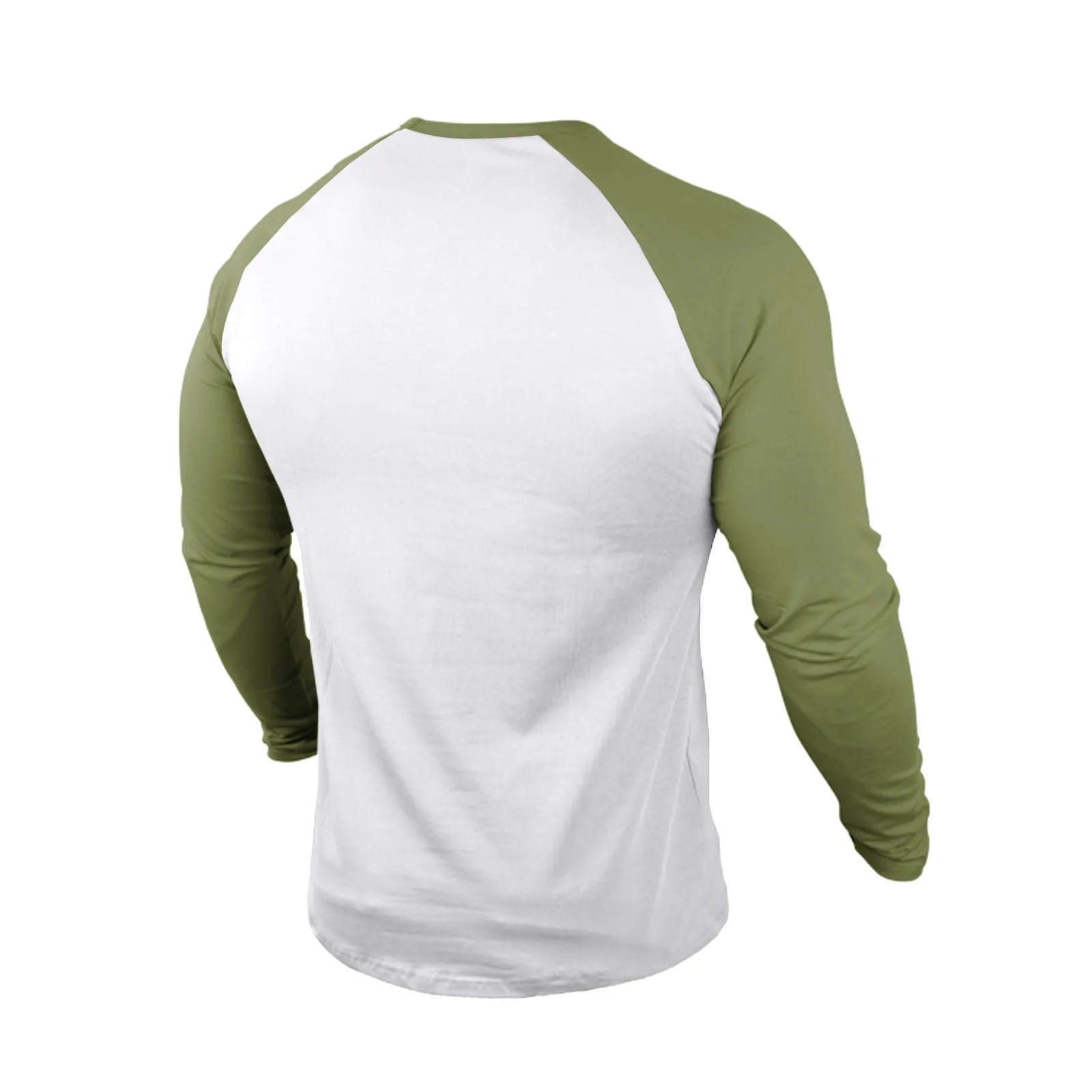 LUCKY SHAMROCK 100% COTTON RAGLAN GRAPHIC LONG SLEEVE T-SHIRT