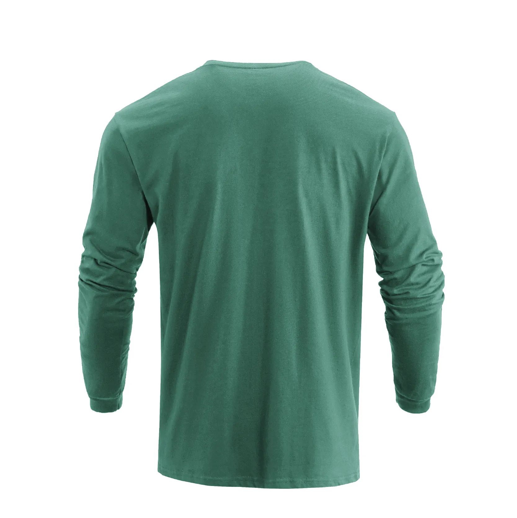 LUCKY SHAMROCK IRELAND FLAG 100% COTTON GRAPHIC LONG SLEEVE T-SHIRT