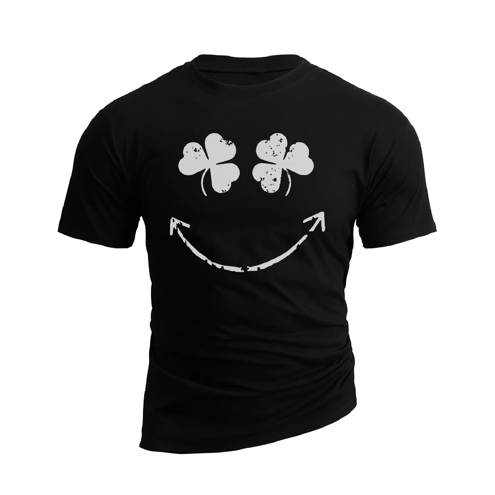 LUCKY SMILE 100% COTTON GRAPHIC TEE