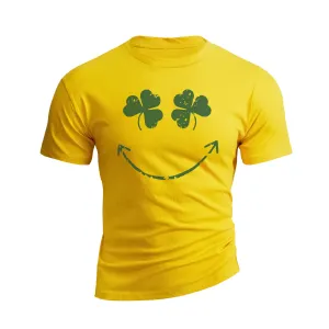 LUCKY SMILE 100% COTTON GRAPHIC TEE