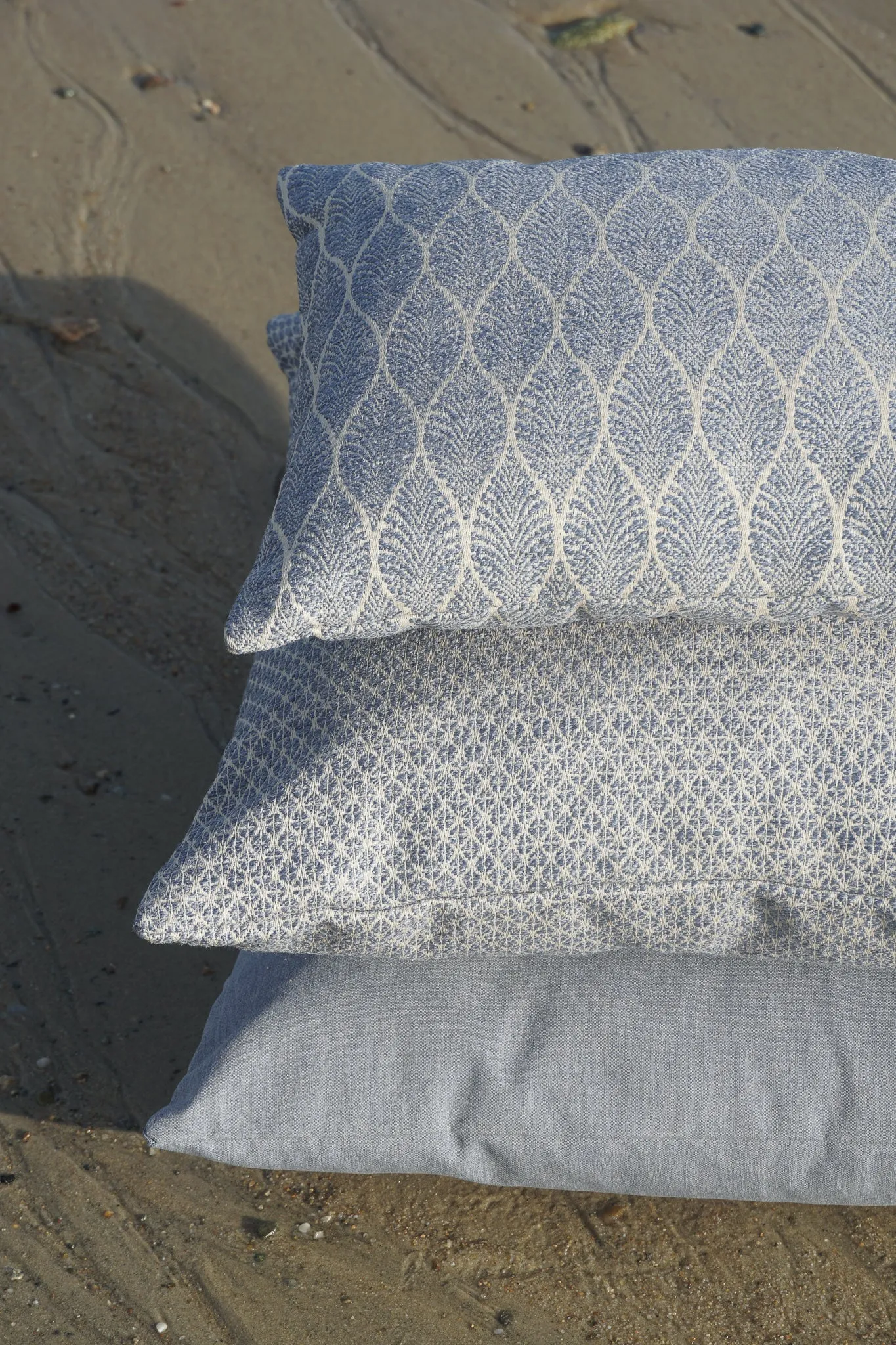Luxe Essential Indigo Outdoor Pillow by Anaya