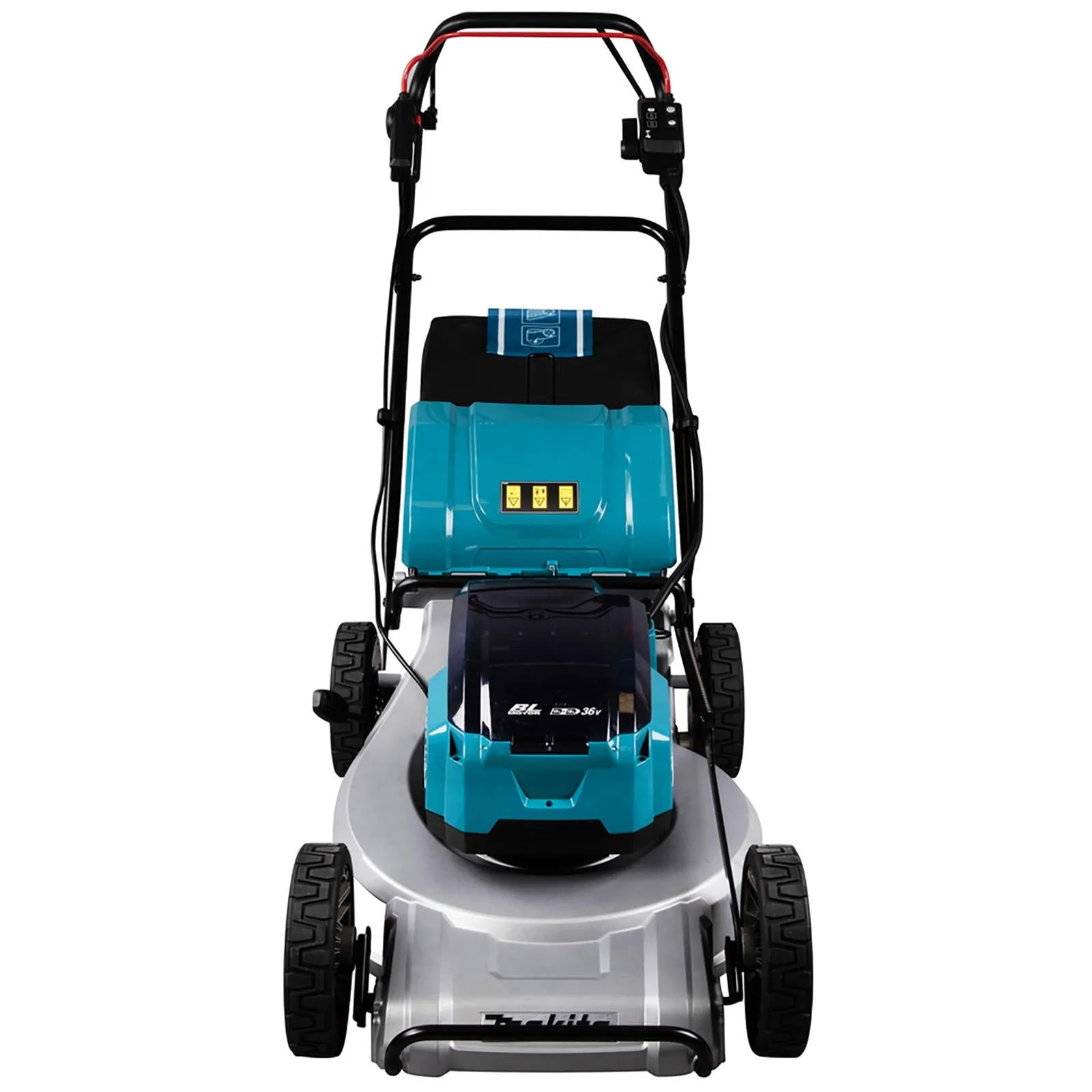 Makita 53cm Lawn Mower Kit Twin 18V LXT Li-ion Cordless Garden Grass Outdoor 4 x 5Ah Battery and Dual Rapid Charger DLM533PT4