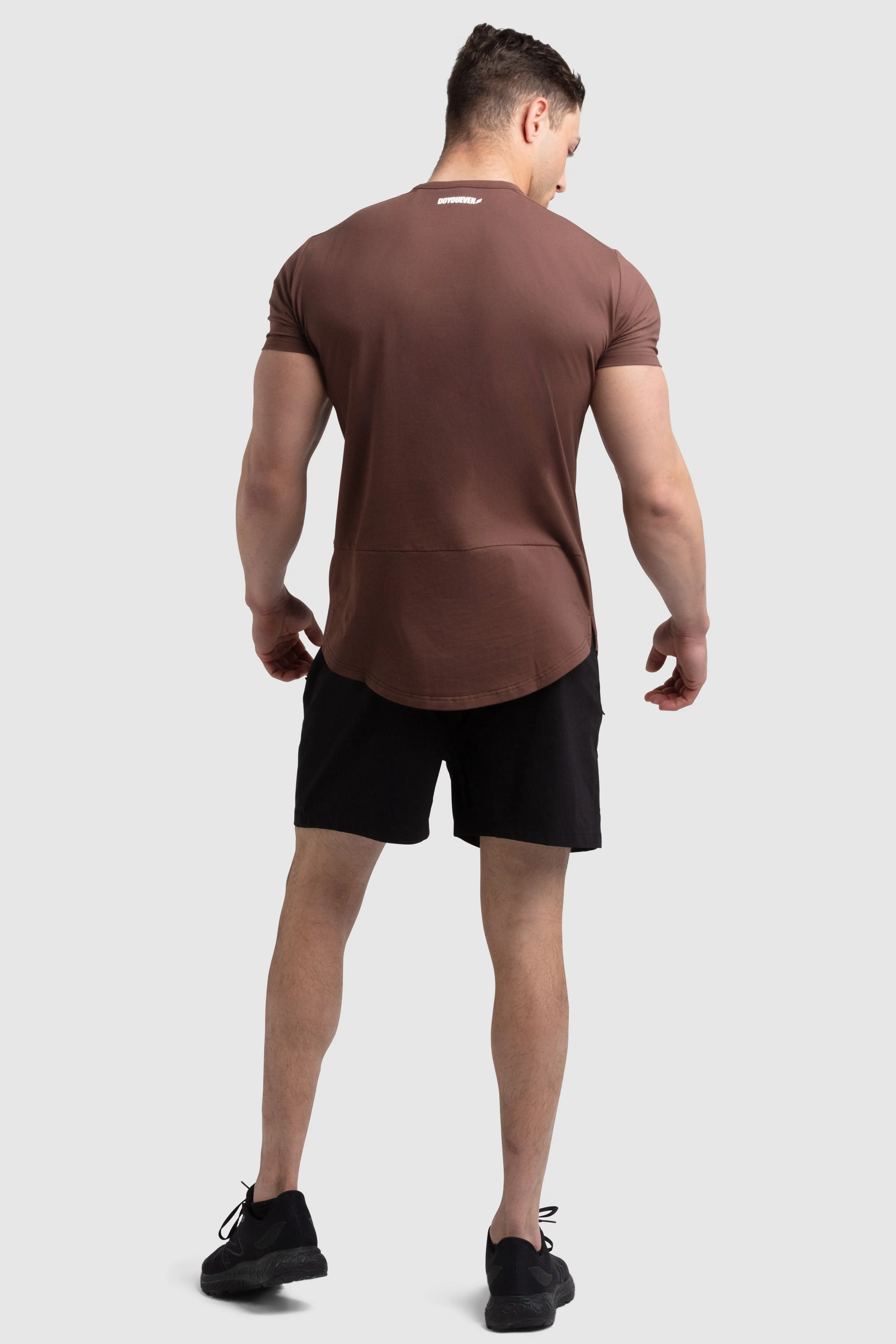Mark Drop Tee V3 - Chestnut Brown