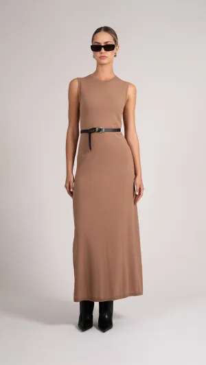 Marylin Knit Dress- Camel
