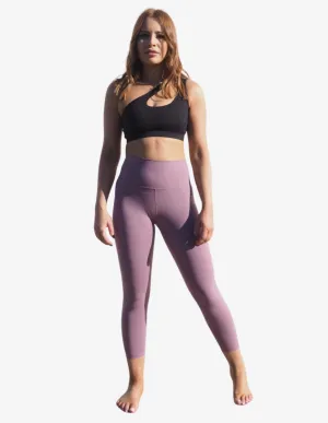 MAUVE CELINE HIGH WAIST ACTIVE LEGGINGS