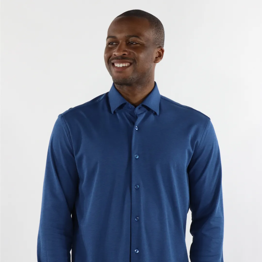 Max Colton James Shirt in Mid Blue