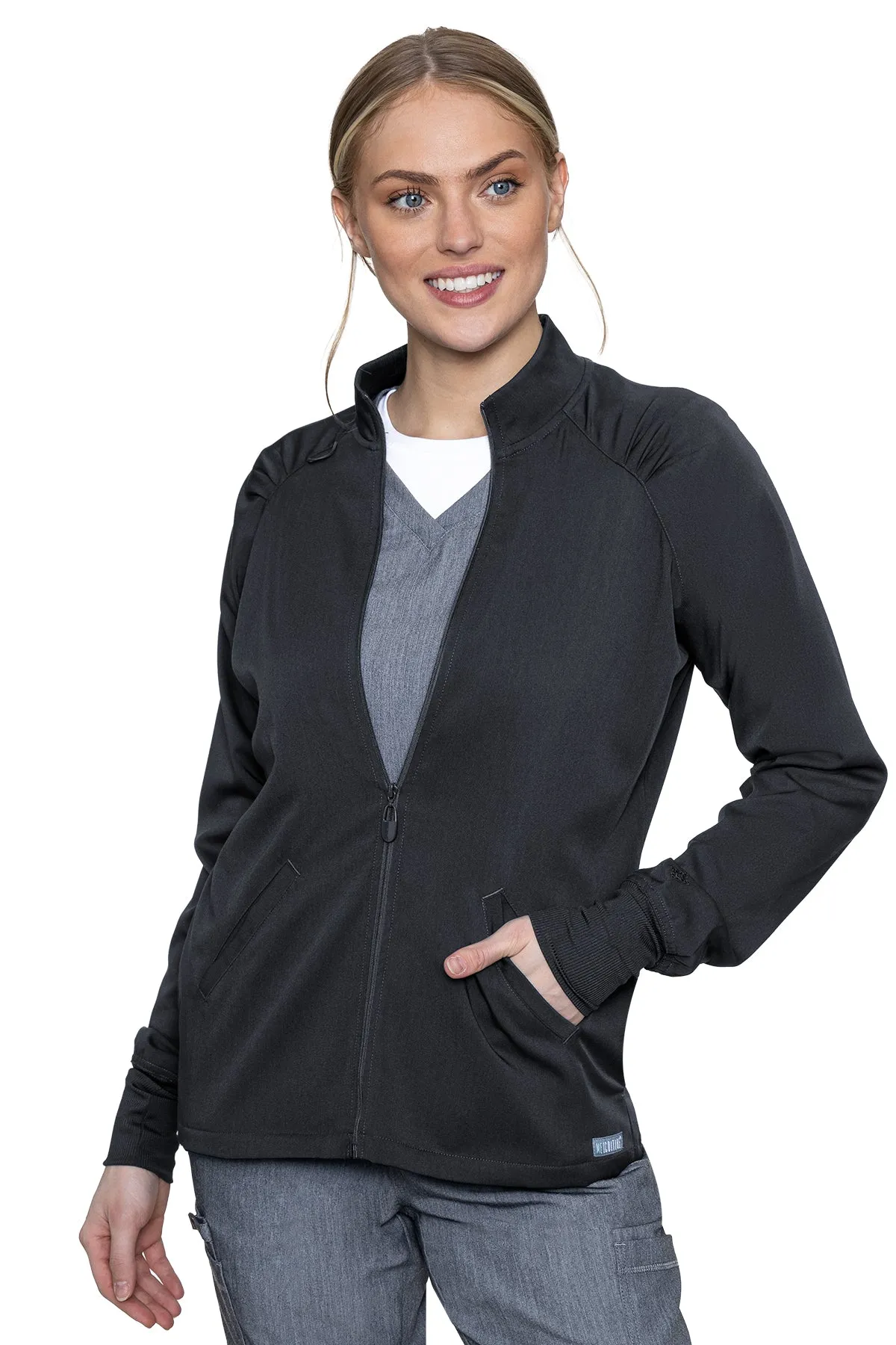 Med Couture Scrub Jacket Touch Raglan Warmup 7660