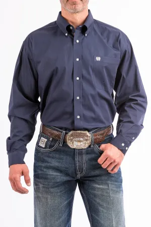 MENS CINCH NAVY L/S SHIRT