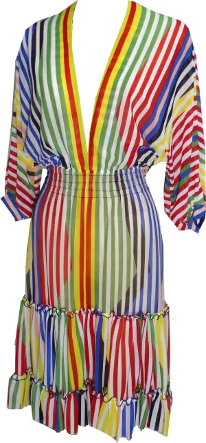 Miami Spice Flair Dress